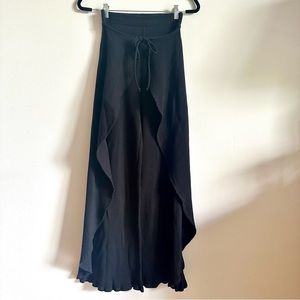 Free People Beach Saturday Night Ribbed Wrap Pants XS